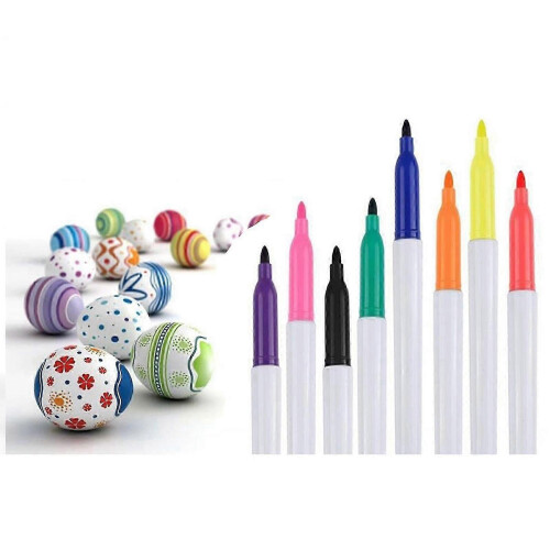 Easter DIY Plastic Easter Eggs - 6 Pack Craft Eggs