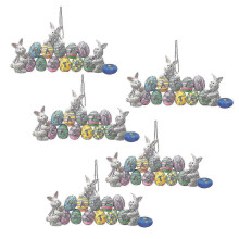 Easter Bunny Eggs Party Decorations Home Decoration Set