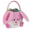 Easter Bunny Storage Basket with Plush Eggs DIY Holiday Decor Egg Collection 1