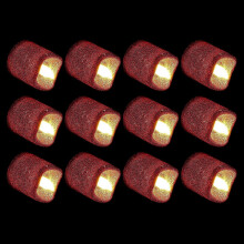 Wave Electric Candle Lamp Set for Home Decor, 24 Pieces