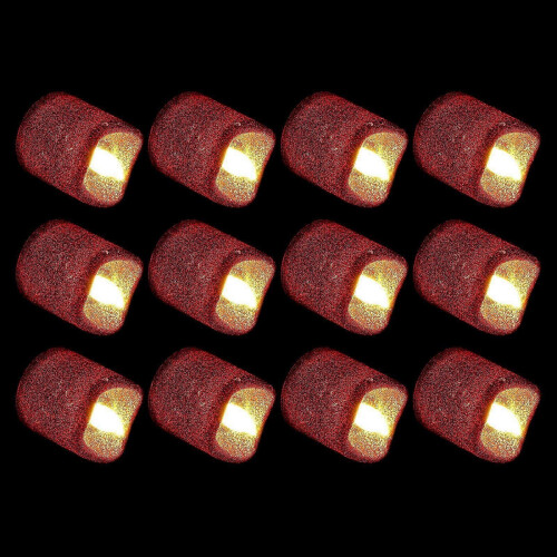 Wave Electric Candle Lamp Set for Home Decor, 24 Pieces