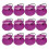 12pcs Mini Purple Halloween Cauldron with Handle, Witch Pot Candy Holder 1