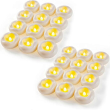 24PCS LED Floating Candles Battery Operated Flameless Electronic Lights for Wedding Party Christmas Decor