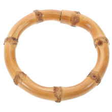 Bamboo Napkin Rings for Decoration, Farmhouse Multipurpose Napkin Ring Set