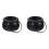 2X Black Plastic Witch Cauldron Kettle, St Patrick's Wizard Cauldron Decoration, Candy Bucket 1