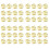 48 ronds de serviette en maille dorée, ensemble de table pour occasions décontractées ou formelles et réceptions de mariage 1