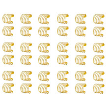 Gold Napkin Rings Set of 36, Hollow Holder for Wedding, Christmas, Family Table Decor