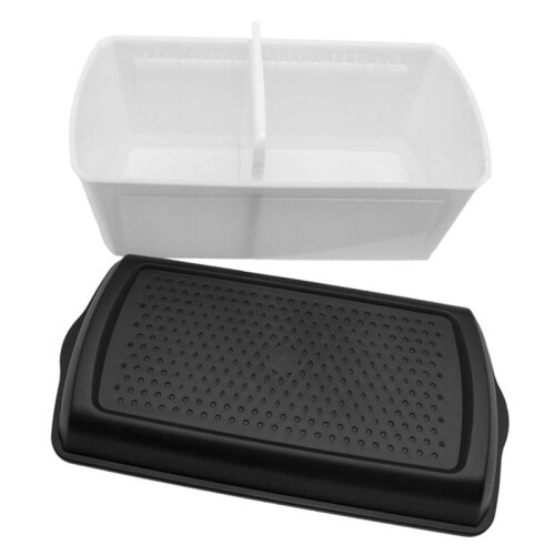 2X Innovative Bread Bin Keeps Baked Goods Bread  Bread Bin Fresh-Keeping Kitchen Storage Box 1