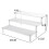3X Acrylic Lifting Display Stand 3-Layer Perfume Tissue Display Stand Character Model Display Stand Dessert Rack 3