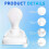 4 Pack Stick  Battery Operated Light Bulb, Closet Light Bulb, Self Adhesive Wall Mounted Light Fixture with Pull Chain 5