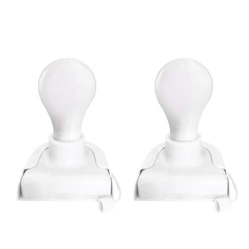 4 Pack Stick  Battery Operated Light Bulb, Closet Light Bulb, Self Adhesive Wall Mounted Light Fixture with Pull Chain 1