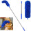 2X Gutter Cleaning Brush Roofing Tool with Telescopic Extendable Pole 8.2Ft Guard Cleaner Tool Easy Remove Leave, 2