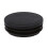 36 X Black Plastic 50mm Dia Round Tubing Tube Insert Caps Covers 4