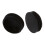 36 X Black Plastic 50mm Dia Round Tubing Tube Insert Caps Covers 3