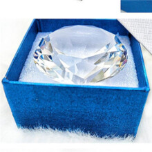 2Stück 80 mm K9-Kristalldiamant-Briefbeschwerer, Dekorativer Regenbogenmacher, Prisma, Glasdiamanten, Hochzeitszimmer-Desktop-Ornamente A