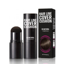 Hairline Powder Stick Dark Brown #06, Long‑Lasting Root Touch Up for Thinning Hair, Water‑Resistant