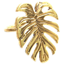 6Pcs Gold Leaf Napkin Rings for Wedding, Dinner, Party, Christmas Kitchen - Gold Leaf Serviette Buckle