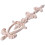 appliques décoratives d'angle en bois sculpté non peint, 25 x 6 cm 3