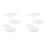 2X Round Acrylic Products Display Riser Stands, 3 Tiers Cupcake Stand  Display Rack for Cake 1