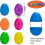 50 Plastic Easter Eggs, 2 3/8" (6cm) Fillable Eggs for Egg Hunt 3