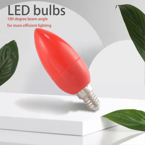 LED-lyspærer Rød lykkelampe Gudlys Energisparende stearinlys 1