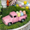 Metal Antique Easter Truck with Eggs Decor 3