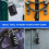 Combination-Padlock 4-Digit-Gym-Locker-Lock - 16 PCS Resettable Combo Lock for Toolbox School Employee Locker 6