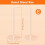 Donut Stand 6 Pack, Acrylic Bagel & Donut Display Rack 2