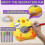 Easter Egg Decorating Kit with Egg Drawing Spinner Machine, 8 Paintings & 3 Eggs 2