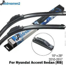 (Front Wiper Only-DARK GRAY)Compatible Buildreamen2 Car Accessories Wiper Blade Windscreen Wiper For