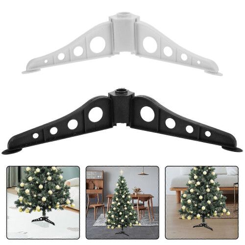 Christmas Tree Stand for Home 4Pcs Plastic Detachable Tree Base Holder 1