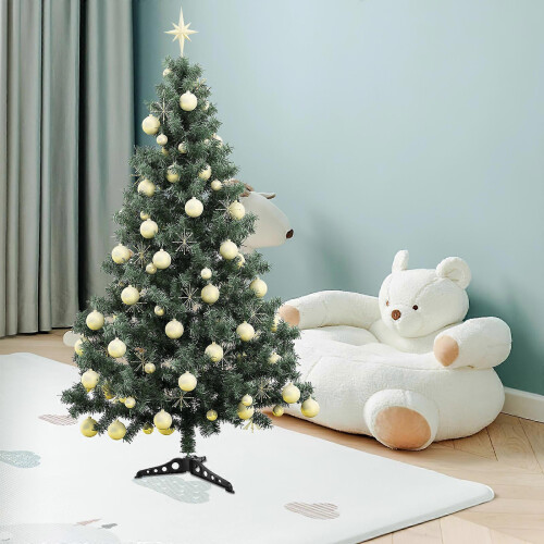 Christmas Tree Stand for Home 4Pcs Plastic Detachable Tree Base Holder 2