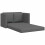 VidaXL vidaXL Folding Sofa Bed Dark Grey 112 x 60 x 55 cm Fabric 4