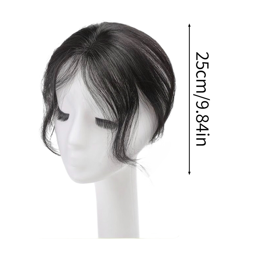 Hue-Grain (Natural Black) Women\'S Side Bangs Hair Clip Wigs For Parties