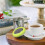 2X Tea Infuser Stainless Steel Tea Strainer Folding Handle Tea Filter Extra Fine Mesh Strainer Brewing Basket (Green) 6
