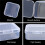 80 Pack Pack Clear Plastic Beads Storage Containers Box with Hinged Lid for Small Items, Diamond, Beads (2.2X2.2X0.79In) 3