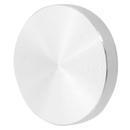 20X Glasplatten-Adapter, Aluminium, Rund, 50x8mm, Silber 2