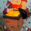 LED Glowing Stack Refrigerator Magnet - Light-Up Christmas Santa Claus Black Cat Fireplace Stack Fridge Decoration with Light 5