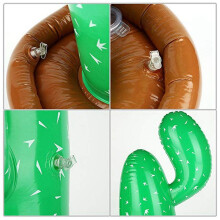 10PZ Aria Gonfiabile Leggera di Cactus Albero di Cocco Casa Piscina All'Aperto Decorazione del Partito Puntelli Arredamento Albero Gonfiabile