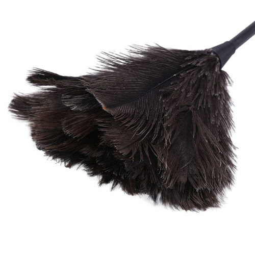 3X Ostrich Duster Feather Dusters with Long Plastic Handle Cleaning Brush Tool Cleaning Duster Household Cleaning Tool 2