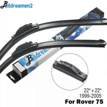 Compatible Buildreamen2 Car Wiper Blade Rubber Front Windscreen Wiper Styling For Rover 75 Fit Hook