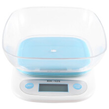 2X Balance Alimentaire Bleue Balances Electroniques Balance de Cuisson des Aliments Balance de Cuisine Balance Balance Electronique avec Plateau