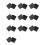 80mm X 80mm Square Plastic Caps Pipe Tube Inserts End Plug 20 Pieces 1
