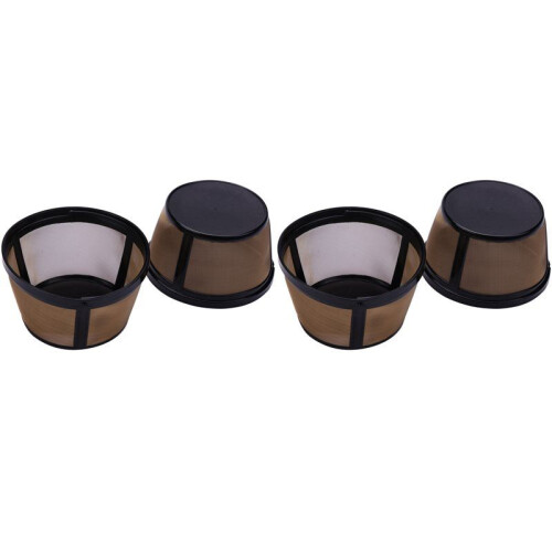 Reusable 4 Cup Basket  Replacement Coffee Filter -for  Permanent Coffee Filter (4 Pack])