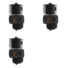 3X Kit Hotend para A1/A1 Conjunto de Extremidade Quente de Velocidade Rápida Bico de Aço Endurecido de 0,2 mm Peças de Impressora 3D