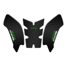 (Grün) Gilt für Honda CB650R 19-23 Carbonfaser-Aufkleber, Tankaufkleber, Motoraufkleber, 3D-Epoxidharz