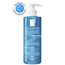 (200 ml) La Roche-Posay Effaclar+M Purifying Foaming Gel Cleanser Anti-Imperfections for Oily Acne-Prone Skin 400 ml