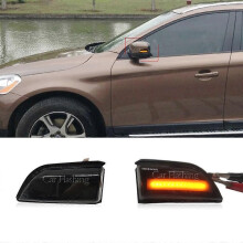 Passend für Volvo XC60 (Baujahre 2008–2013): Rückspiegelbeleuchtung, LED-Blinker mit Wasserkühlung