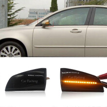 Passend für Volvo S40, V50 und C70: Rückspiegelbeleuchtung mit LED-Blinkern und fließendem Wasser