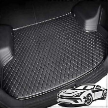 (A1)Kompatible, elegante Kofferraummatten für Acura MDX 2014–2018, Kofferraumauskleidung aus Leder